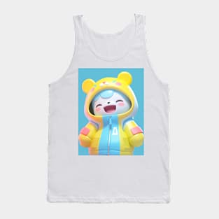 AKBLM - KUMA LOVES FRESH BONYUU FROM HIS MOMMY ぼにゅう | KAWAII 3D ANIME  MASCOT Tank Top